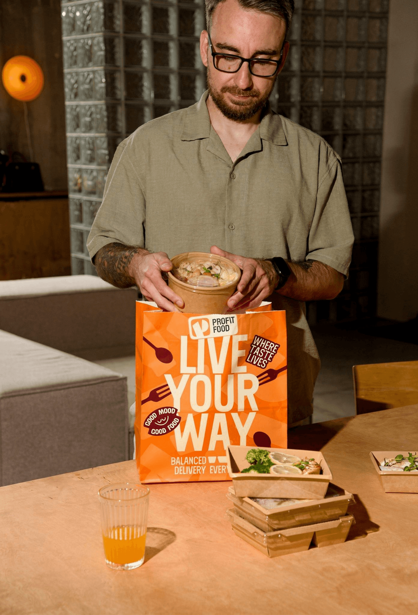 ProfitFood meal-plan delivery bag